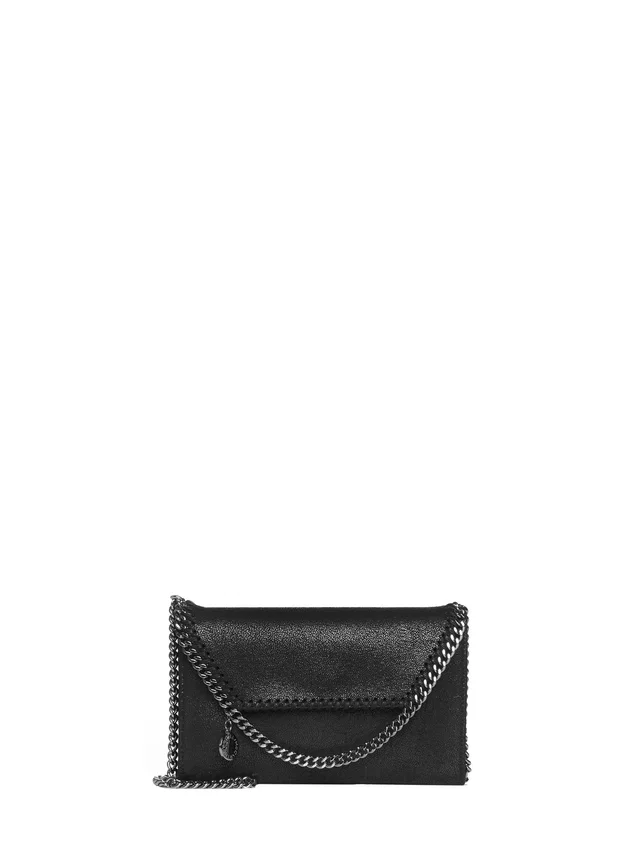Stella McCartney Crossbody Wallet — Black Polyester in Black from HEWI