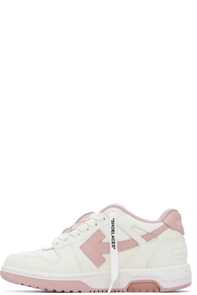 Off-White White 'Out Of Office' Calf Leather Sneakers, photo 3 of 5 from SSENSE