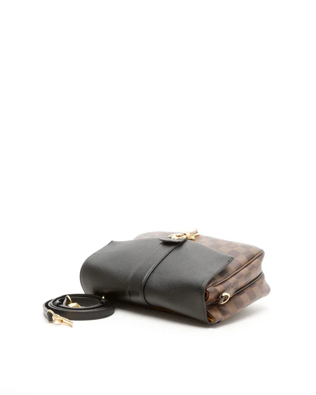 Louis Vuitton Damier Ebene Clapton in Brown Denim from A Retro Tale, photo 5 of 9