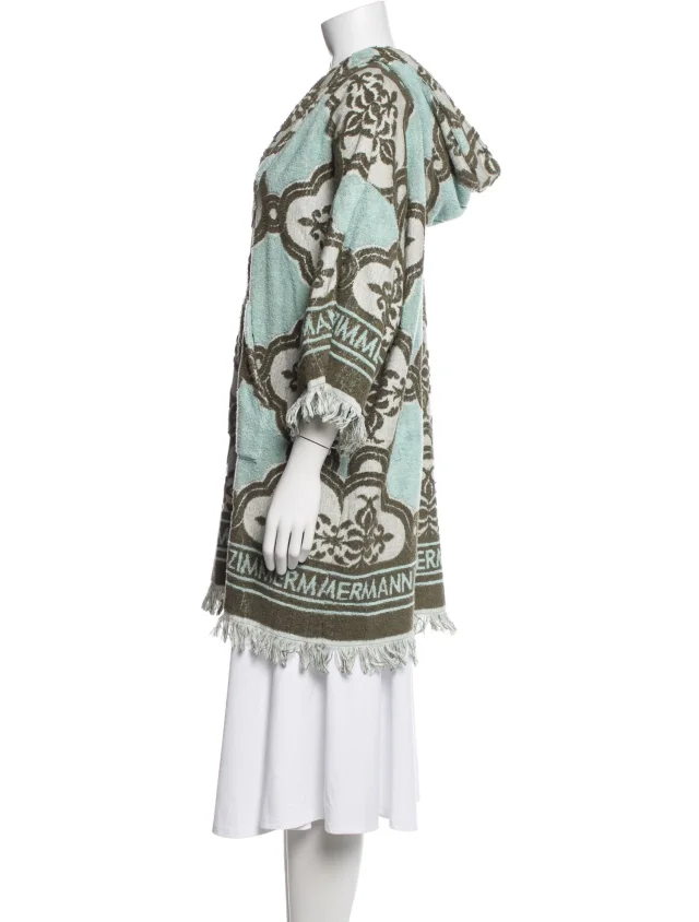 Zimmermann Patterned Jacket in green|blue from The RealReal, photo 2 of 3