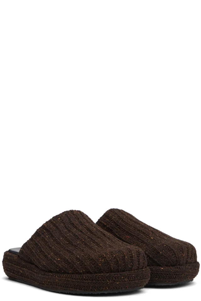 Nicole Saldaña Brown Sammy 2.0 Slip-on Loafers, photo 4 of 5 from SSENSE