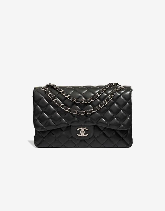 Chanel Timeless Jumbo Lamb Black in Black Lambskin from SACLÀB