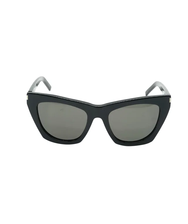 Saint Laurent Black Sunglasses in Black Leather from Luxury Promise