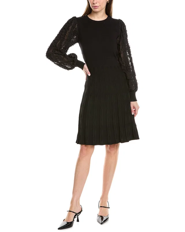 Nanette Nanette Lepore Chiffon Sleeve Sweaterdress, image 1 of 1 from Rue La La