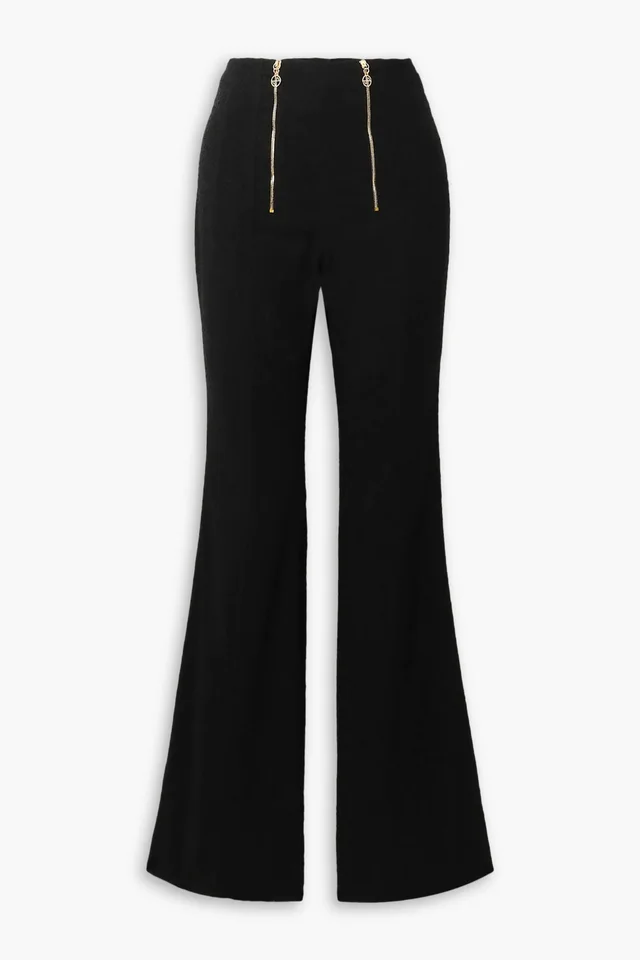Patou Terry Flared Pants in Black from THE OUTNET, photo 1 of 1