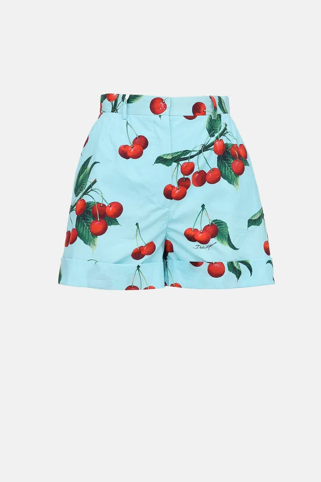 Dolce & Gabbana Cherry Print Shorts from VSP Consignment