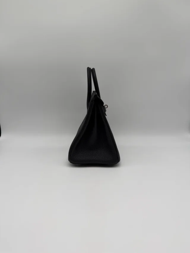Hermès Birkin 25 Black Togo Palladium Hardware in Black Togo leather from Luxury Promise, photo 5 of 11