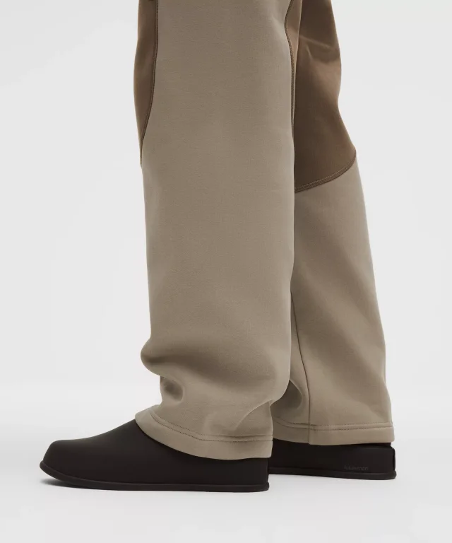 lululemon Cotton Fleece Mid-Rise Straight-Leg Pant *SLNSH Collection in Nomad/Sheer Oak, photo 7 of 7 from lululemon
