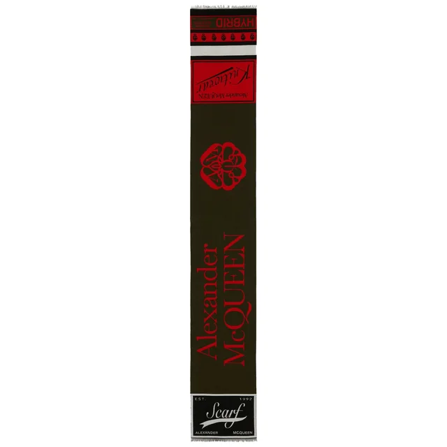 Alexander McQueen Sports Scarf, Loden/Orange from Cultstatus, photo 1 of 1