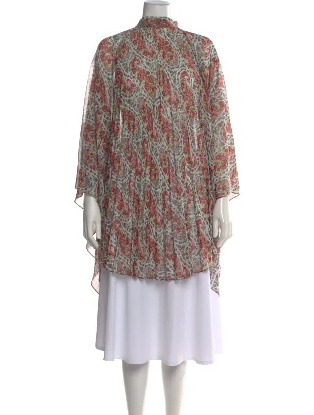Etro Floral Print Long Skirt in multicolor from The RealReal