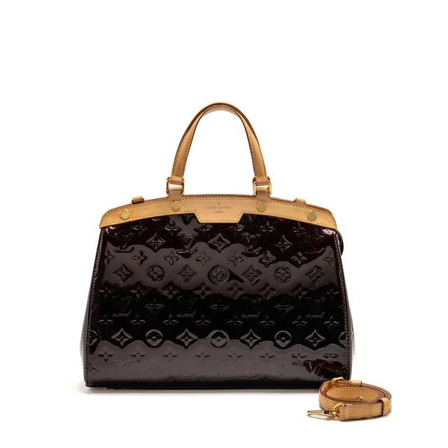 Louis Vuitton Vernis Brea MM Bag Monogram Patent Amarante GHW in Patent leather from EMIER
