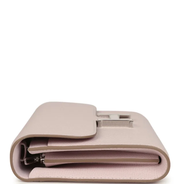Hermès Constance Wallet To Go Mauve Pale Epsom Lacquered Palladium Hardware in Epsom leather from Madison Avenue Couture, photo 5 of 10