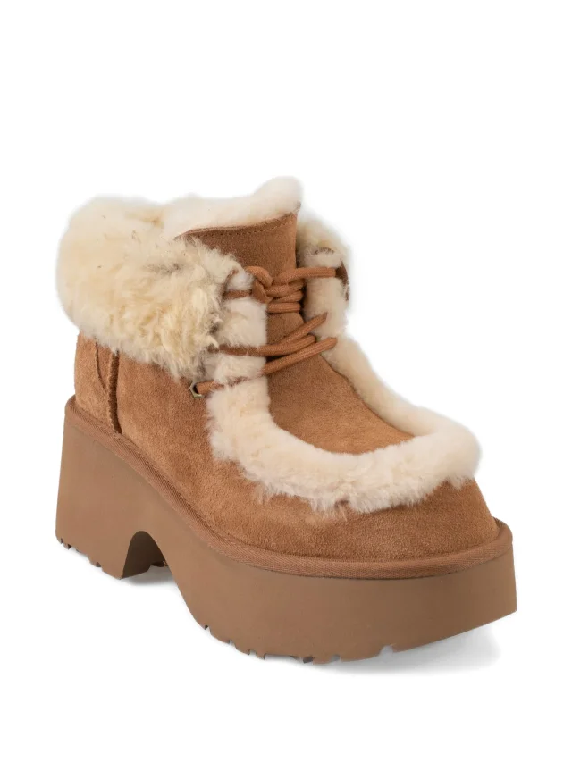 UGG Esmee shearling lace-up boots, photo 2 of 2 from FARFETCH