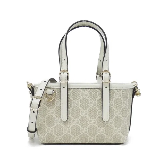 Gucci GG Emblem Faeuc in Coated canvas from The Reluxe