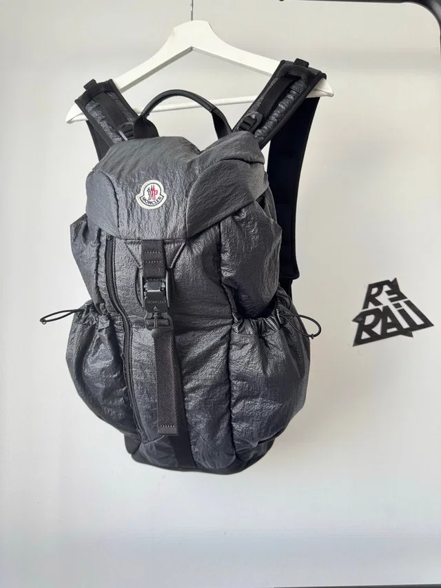 Moncler Jet Tech Nylon Metal Ripstop Backpack in black Nylon from Poshmark