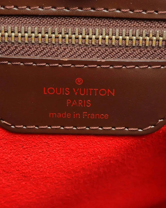 Louis Vuitton Damier Ebene Hampstead MM Bag in Brown Canvas from A Retro Tale, photo 6 of 9