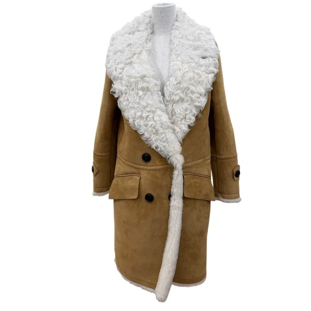Burberry Sheepskin Coat in Lambskin from LuxUness
