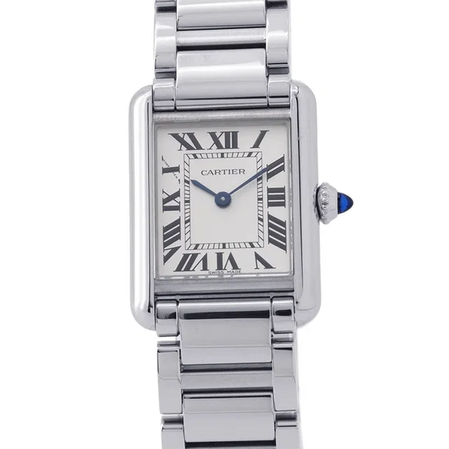 Cartier tank mast SM H29.5mm×W22mm Stainless Steel Silver DialWSTA0051 in Silver from GALLERY RARE