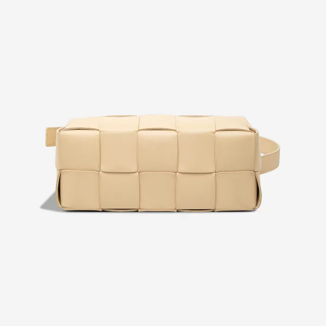 Bottega Veneta Brick Cassette Small Lamb Cream in Beige, White Lambskin from SACLÀB, photo 4 of 6