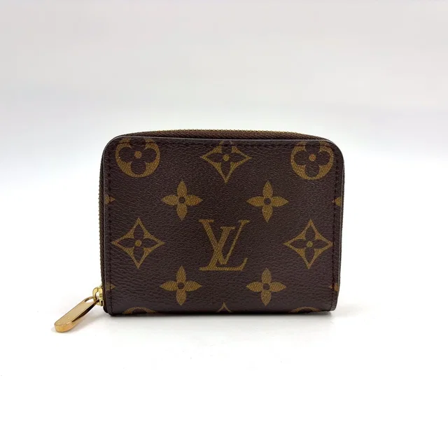 Louis Vuitton Zippy Coin Purse Monogram Leather Brown Gold in Brown Leather from The Reluxe