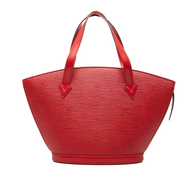 Red Louis Vuitton Epi Saint Jacques PM Short Strap Handbag in Red Leather from Designer Revival