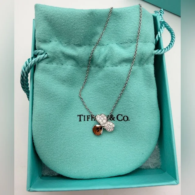 Tiffany & Co. New Paper Flower Diamond Bracelet Platinum Pt950 in gray|silver from Poshmark
