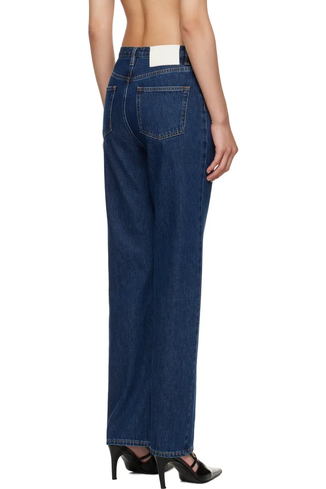 Loulou de Saison Blue Jude Jeans, photo 3 of 3 from SSENSE