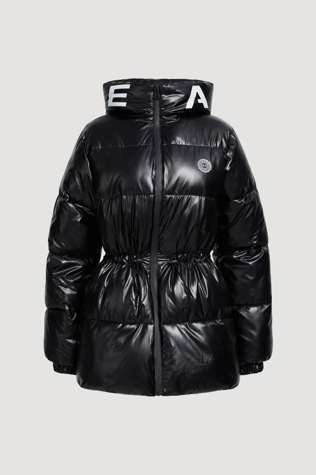 Athletica Longline Puffer Jacket in Black from Aje, photo 1 of 1