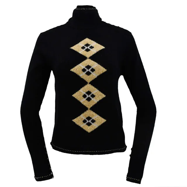 Chanel Fall 2002 Argyle Pattern Jumper #38 in Nylon from AMORE Vintage Tokyo