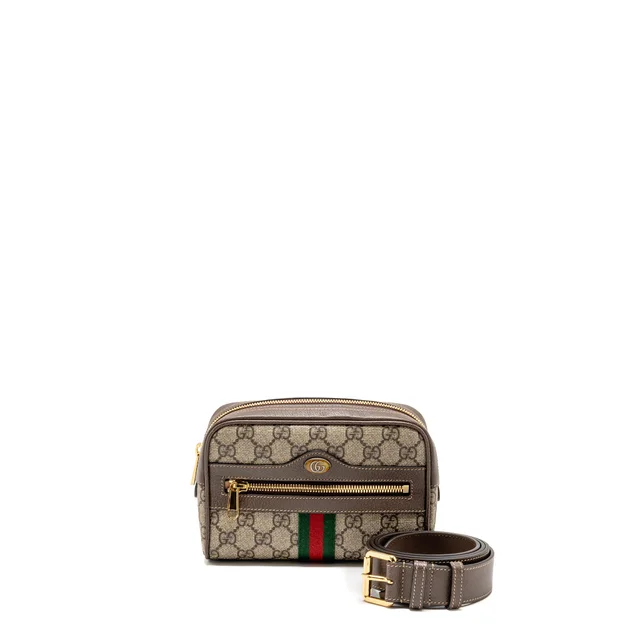 Gucci Size 85 Ophidia Small Belt Bag GG Supreme Canvas GHW in Canvas from EMIER