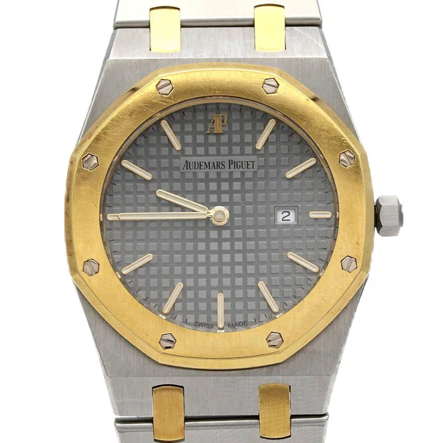 Audemars Piguet Royal Oak Stainless Steel Yellow Gold Quartz in Yellow from LuxUness