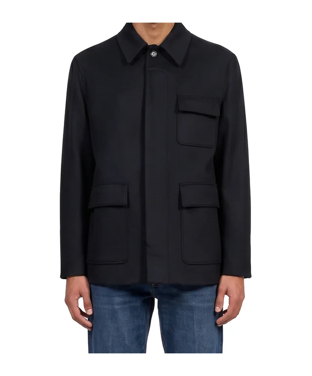 Lardini multi-pocket concealed-fastening jacket, photo 2 of 3 from SENSER