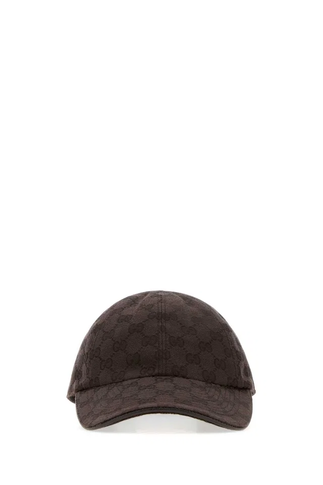Gucci Hat Gg Fabric Baseball Cap — Brown Pl Pa Co Caps in Brown from HEWI
