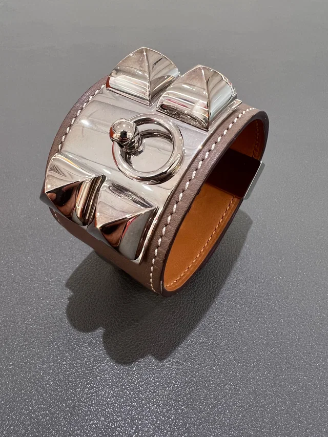 Hermès CDC Etoupe Swift PHW #M Size S in Taupe Swift leather from Luxury Promise