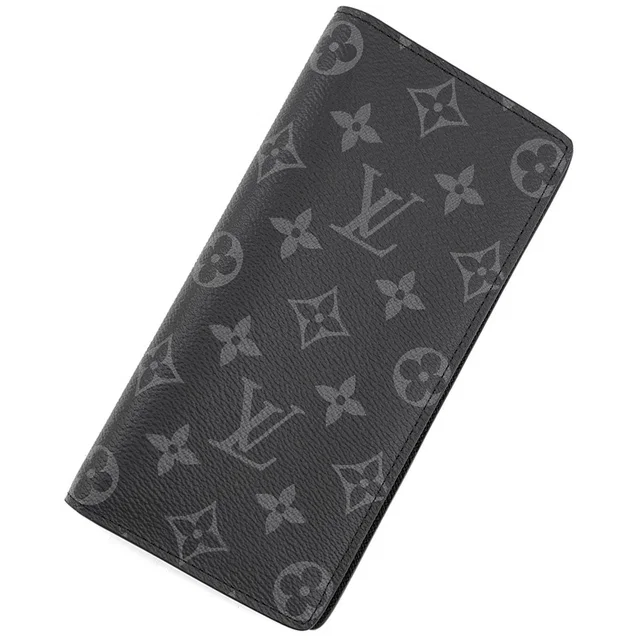 Louis Vuitton Portefeuille Brazza NoirM61697 Monogram Eclipse from GALLERY RARE