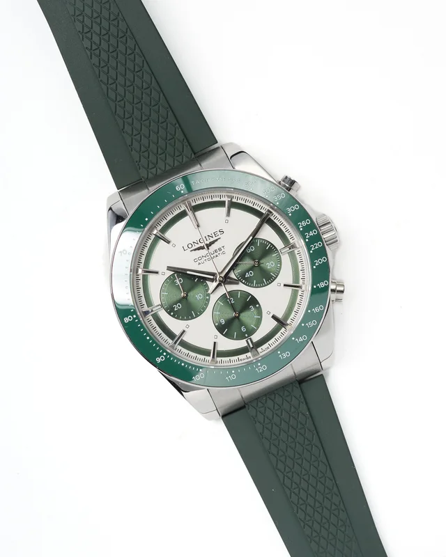 Longines Conquest Chrono 42mm 2025 Full Set Watch in Ceramic from A Retro Tale