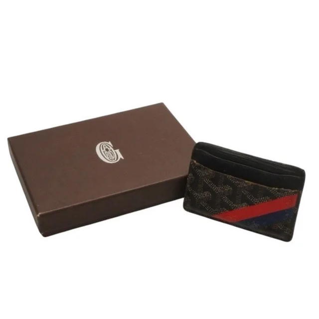 Goyard Saint Sulpice Card Case Black in Black from The Reluxe