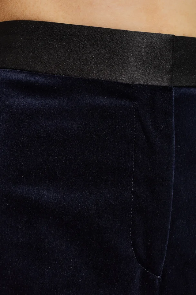 Victoria Beckham High-Rise Velvet Pants, photo 4 of 4 from SENSER