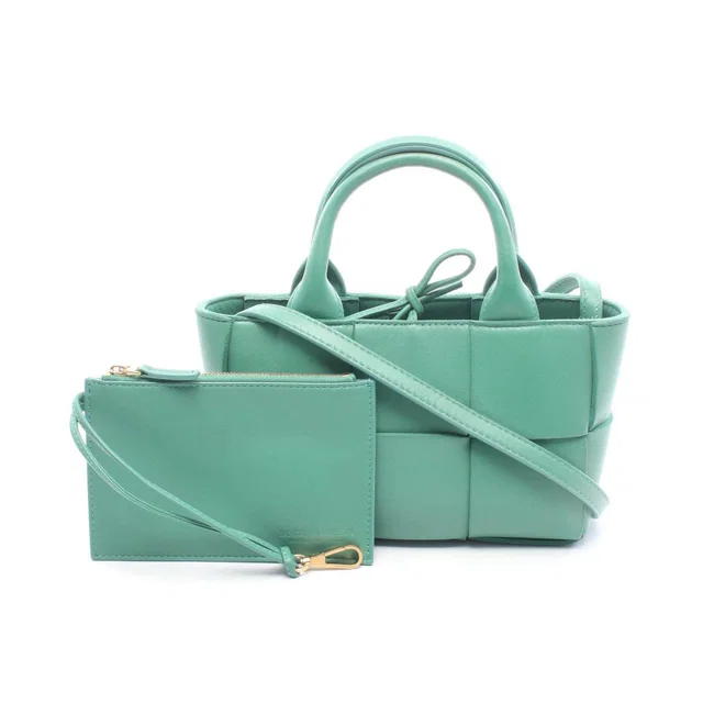 Bottega Veneta Candy Arco Leather 2way Tote Bag in Leather from LuxUness