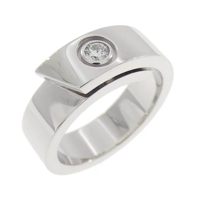 Cartier Anniversary 750 White Gold Diamond Ring Size 10 in White from LuxUness