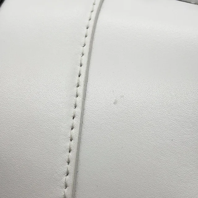 Balenciaga Adidas Collaboration Hourglass 2-Way Handbag White/Black593546 Leather Size Small in White Leather from GALLERY RARE, photo 8 of 19