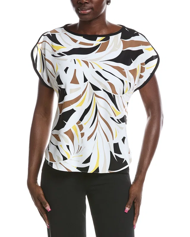 Joseph Ribkoff Blouse in Black, image 1 of 1 from Gilt