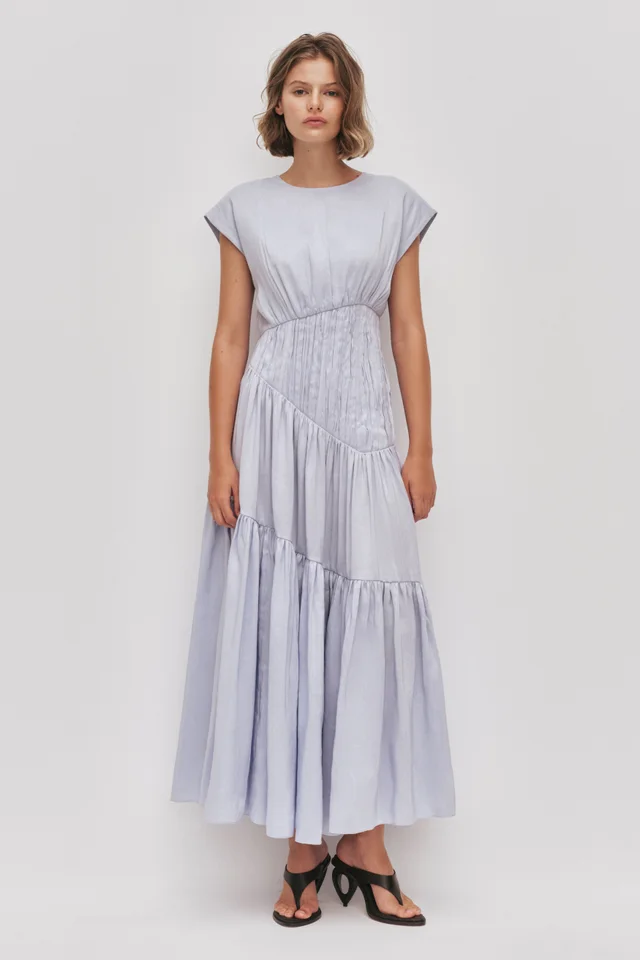 AJE Ecliptica Midi Dress in Blue from Aje, photo 1 of 1