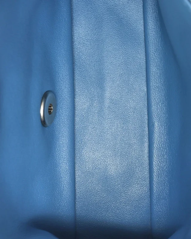 Chanel Denim Camellia Sweetheart Mini Flap Bag in Denim from A Retro Tale, photo 8 of 10