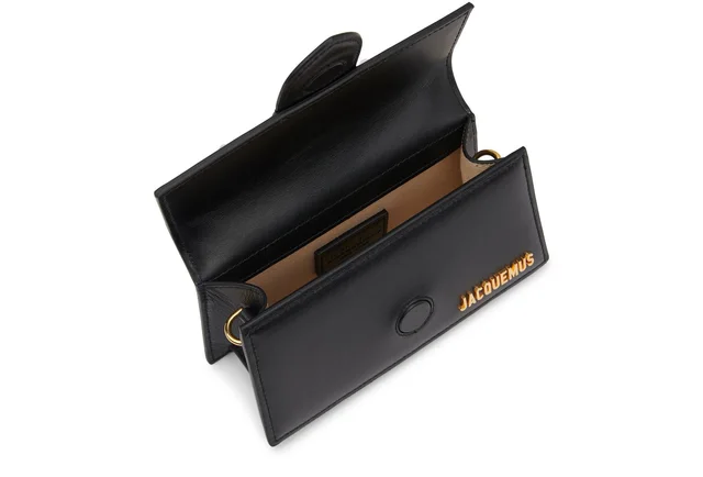 JACQUEMUS The Bambino bag in Black 100% cotton, 100% cow leather, photo 5 of 9 from 24S (Canada)