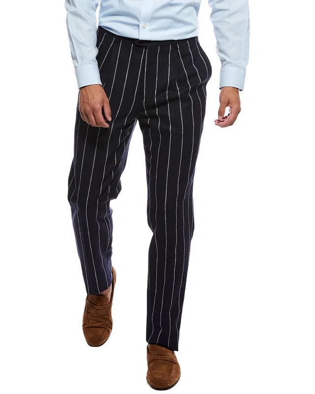 Brunello Cucinelli Linen-Blend Trouser, image 1 of 1 from Gilt