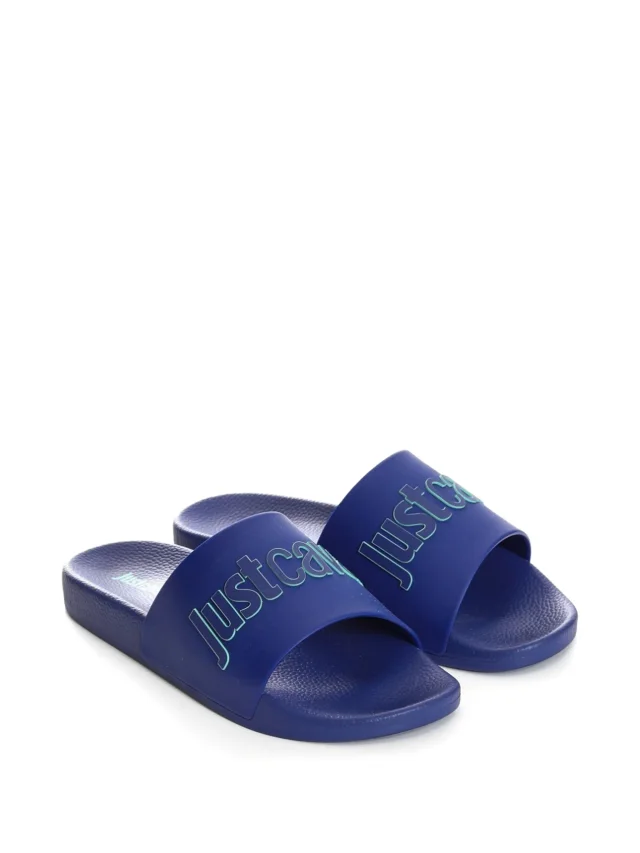 Just Cavalli logo-print slides, photo 2 of 2 from FARFETCH