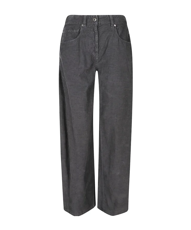 Brunello Cucinelli corduroy wide-leg trousers from SENSER, photo 1 of 1