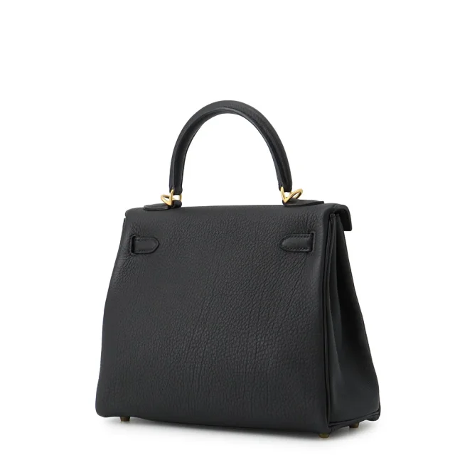 Hermès Kelly Retourne Black Togo Leather Size 25 in Black Togo leather from GALLERY RARE, photo 2 of 7