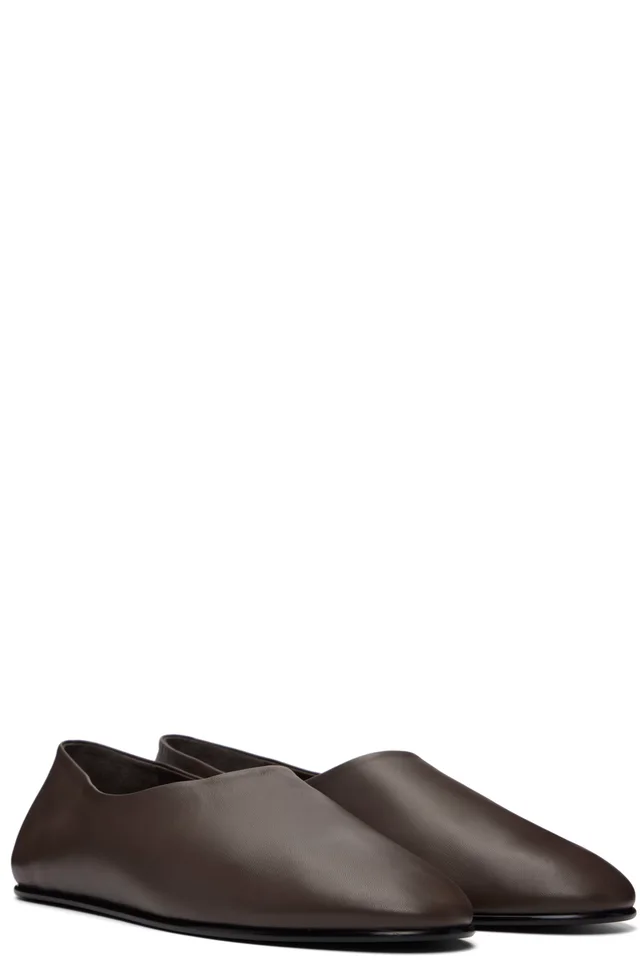 Fear of God Brown Ballerino Loafers, photo 4 of 4 from SSENSE